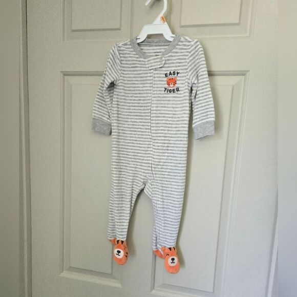 Carters Striped Tiger Seeper Size 9 M - Picture 1 of 4